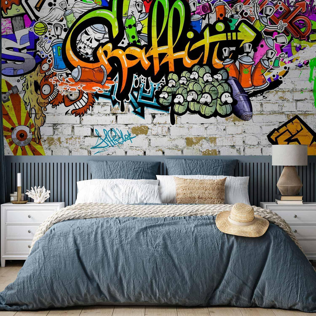 Fototapete - Graffiti on the Wall
