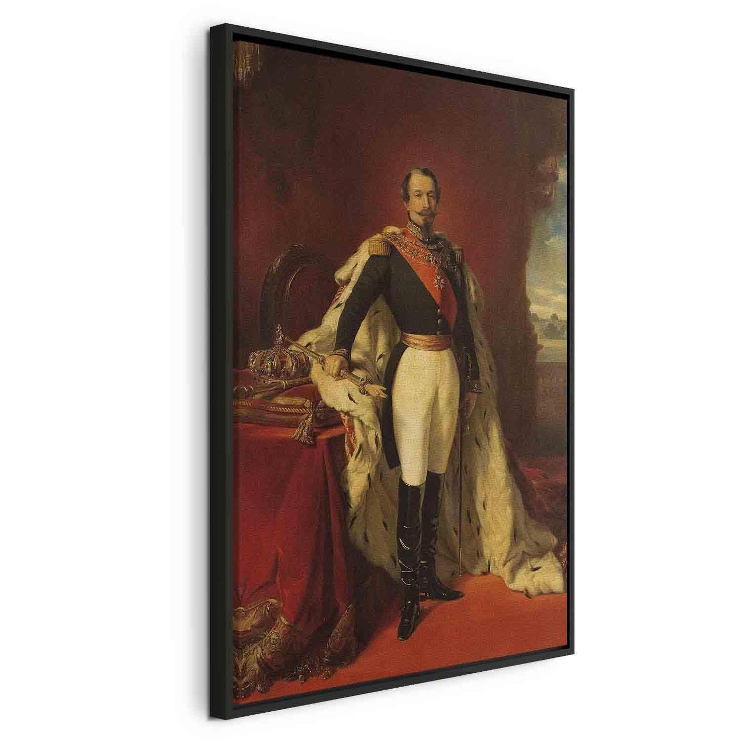 Leinwandbild - Portrait of Napoleon III (Franz Xaver Winterhalter) Artgeist