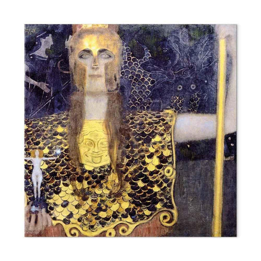 Leinwandbild - Gustav Klimt – Pallas Athene