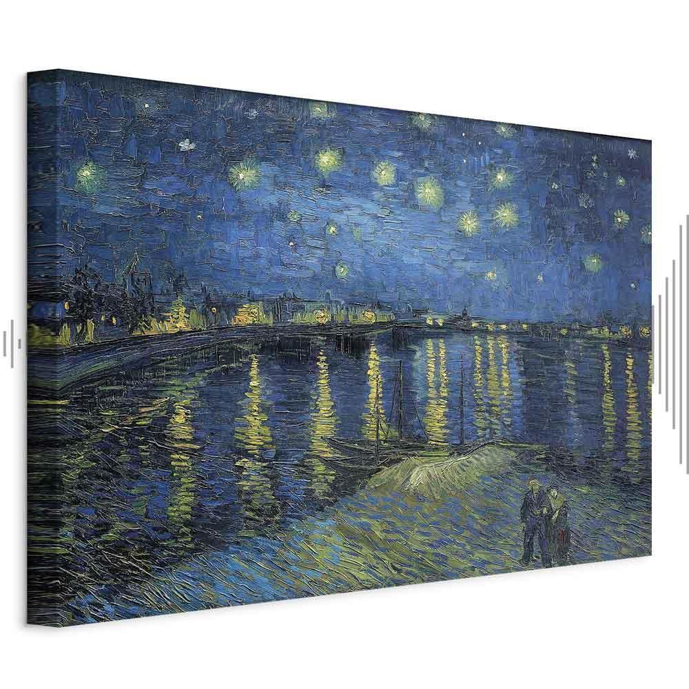 Leinwandbild - Vincent van Gogh – Starry Night Over the Rhône