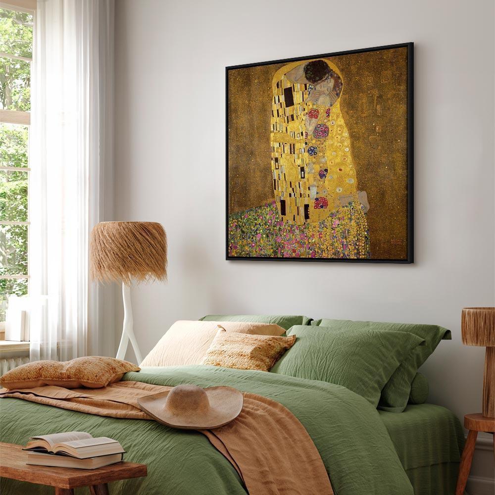 Leinwandbild - Gustav Klimt – Kiss
