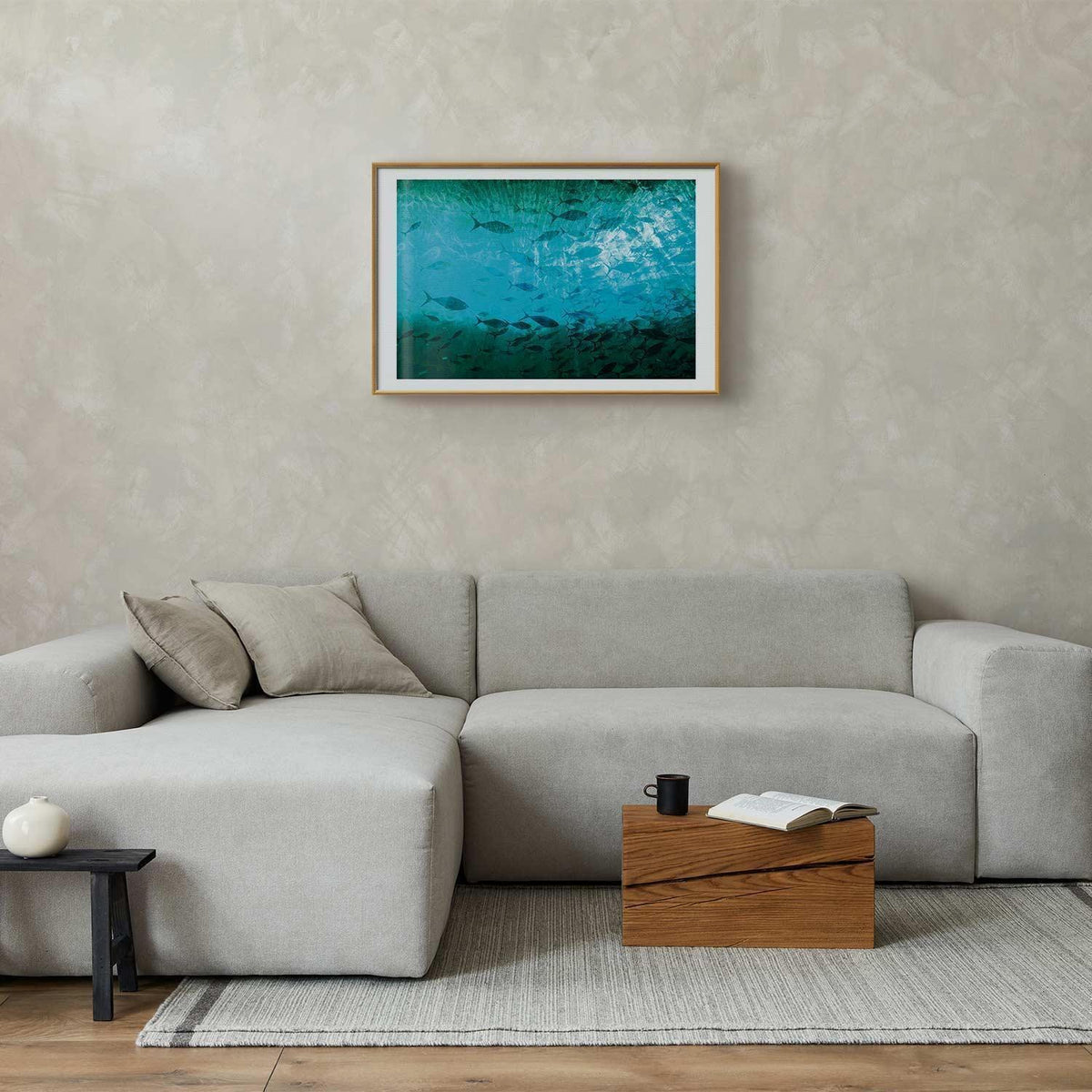 Poster - Group of Dark Fish