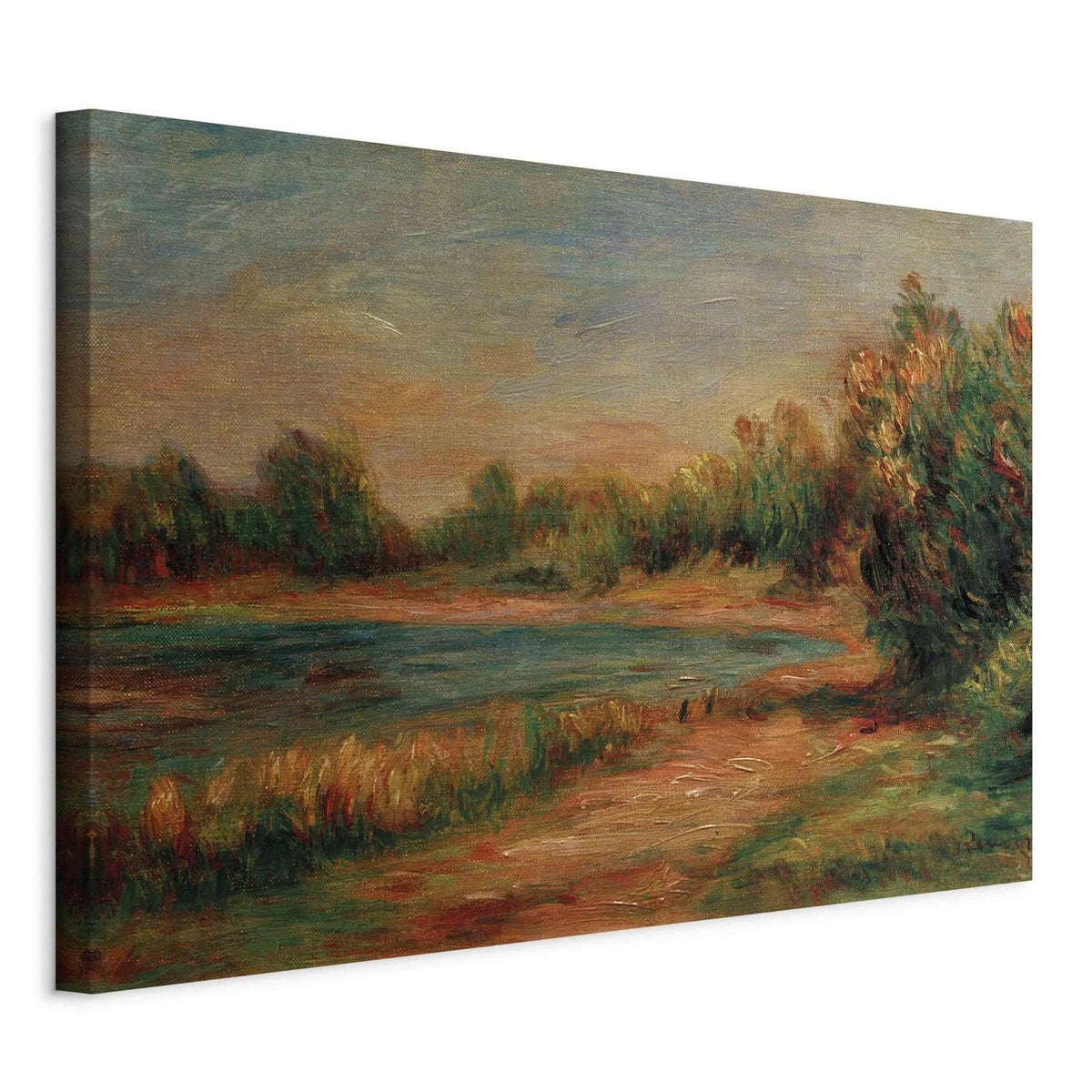 Leinwandbild - Pierre-Auguste Renoir – Paysage à Guernesey