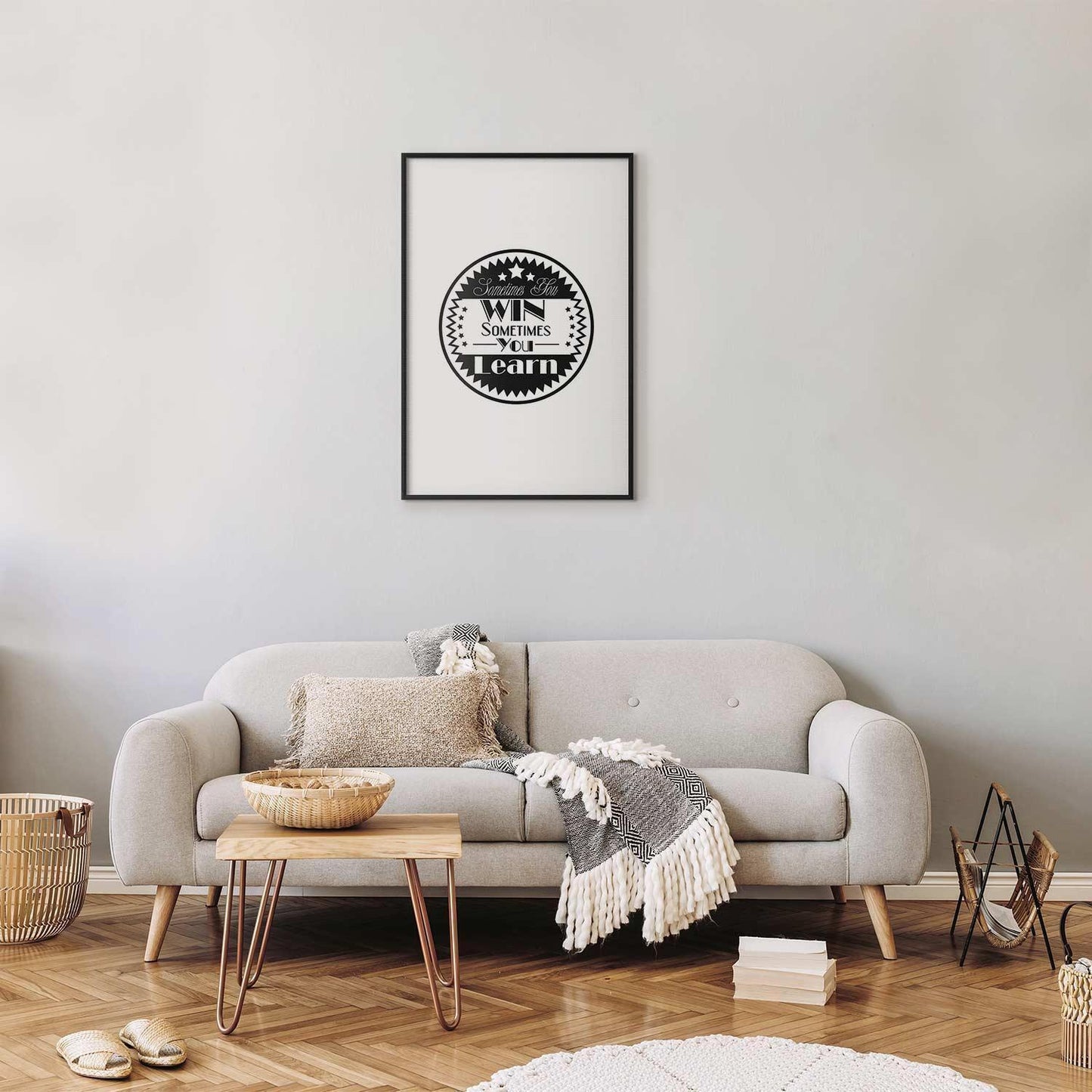 Poster - Sometimes You Win, Sometimes You Learn Artgeist