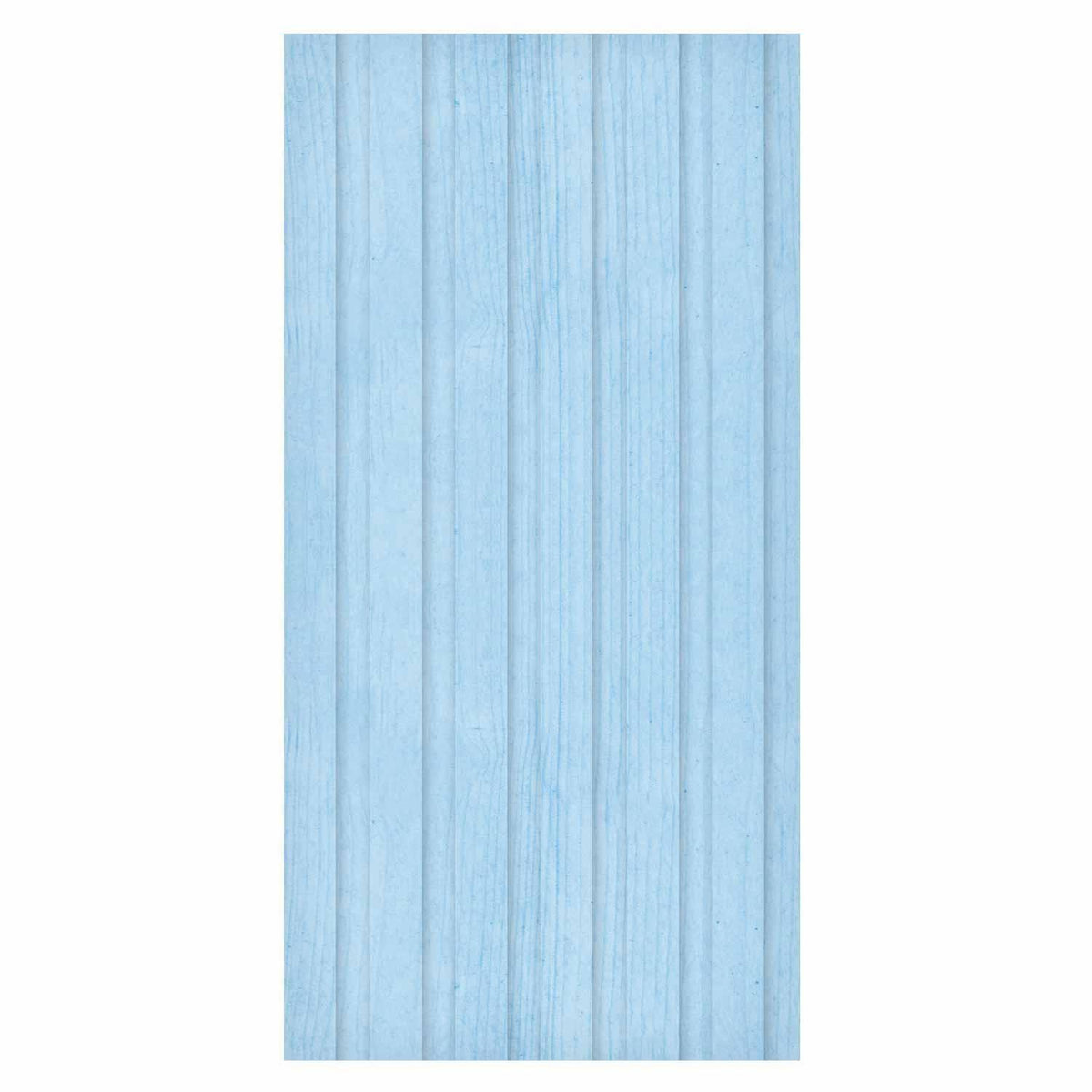 Tapete - Blue Panels - Wooden planks in a pastel blue shade