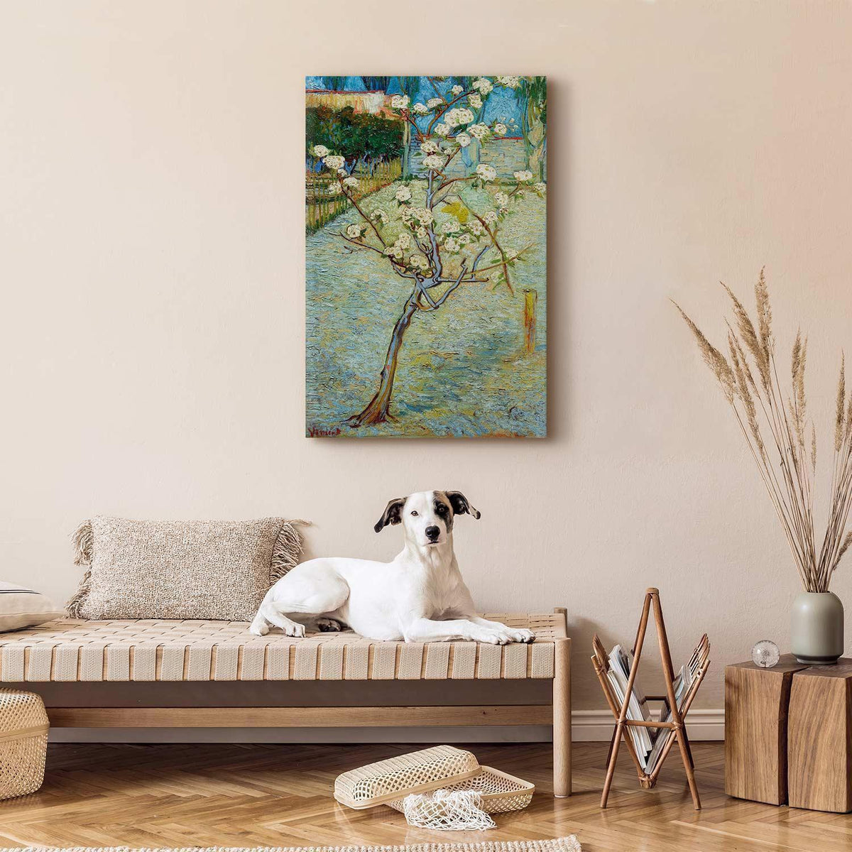 Leinwandbild - Vincent van Gogh – Blossoming Pear Tree