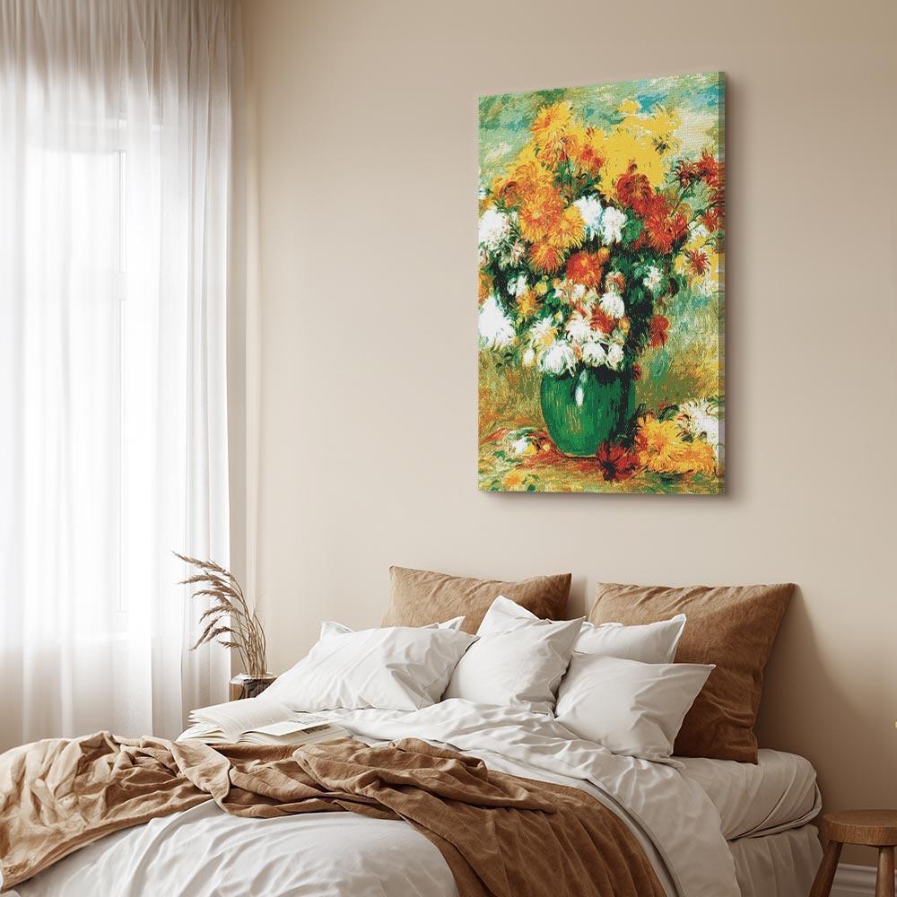 Leinwandbild - Pierre-Auguste Renoir – Chrysanthemums
