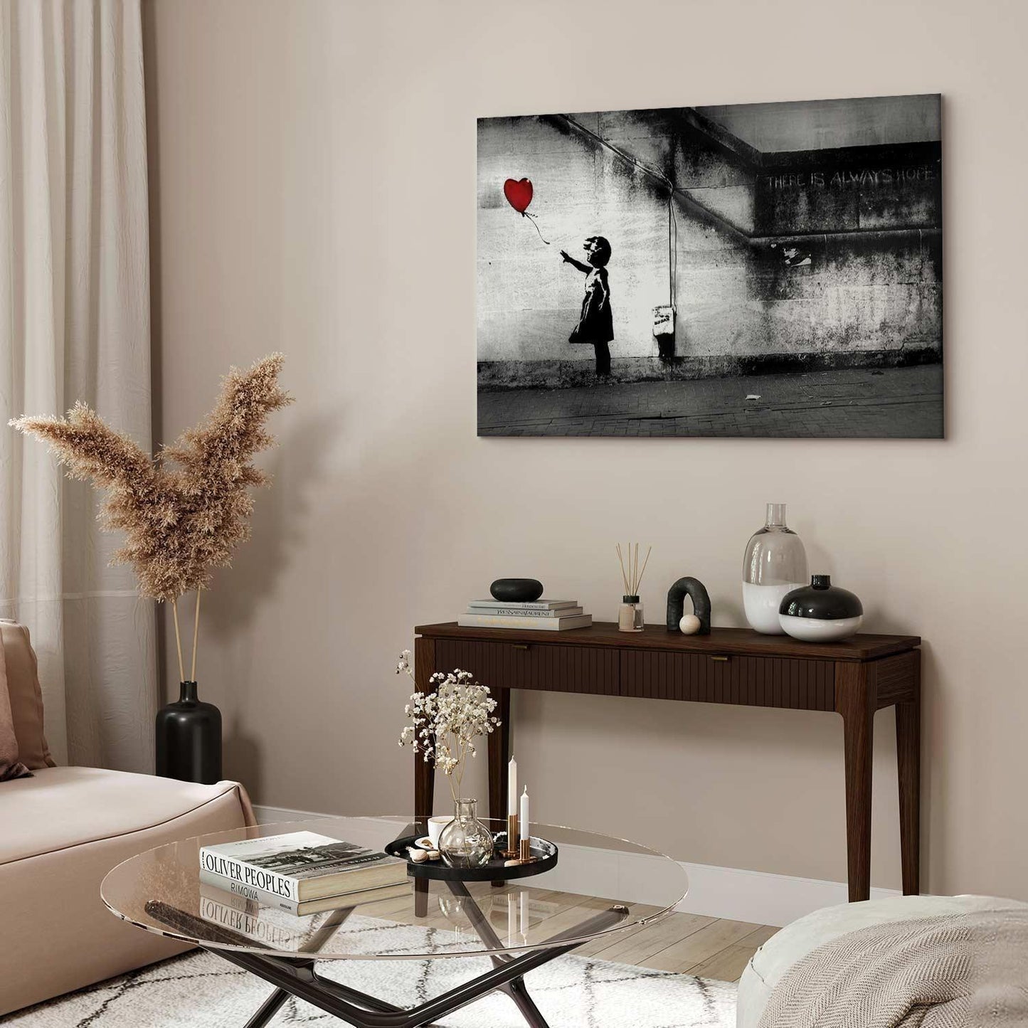 Leinwandbild - hope (Banksy) Artgeist