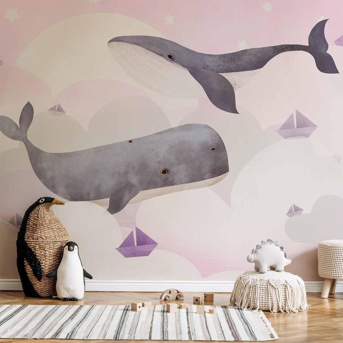 Fototapete - Dream Of Whales - Second Variant