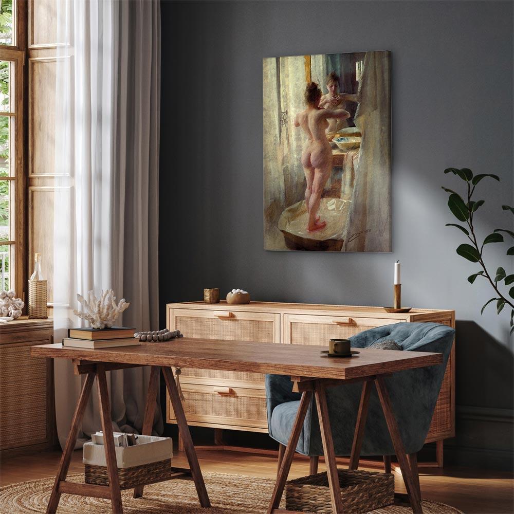 Leinwandbild - Anders Zorn – Tube