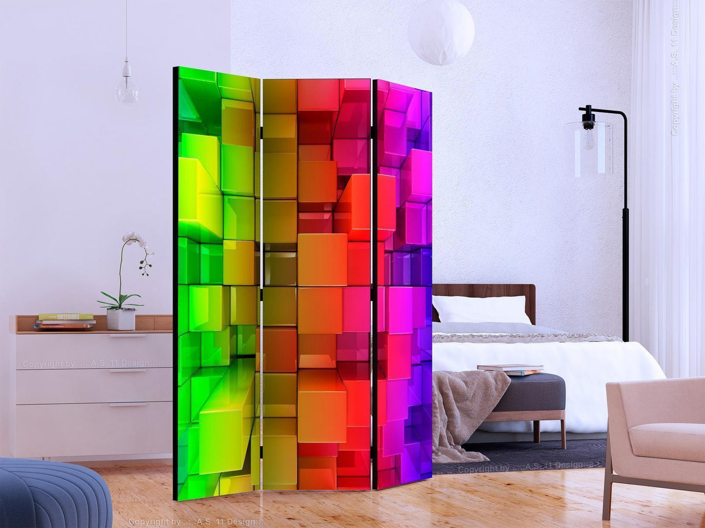 Paravent - Colour jigsaw Artgeist