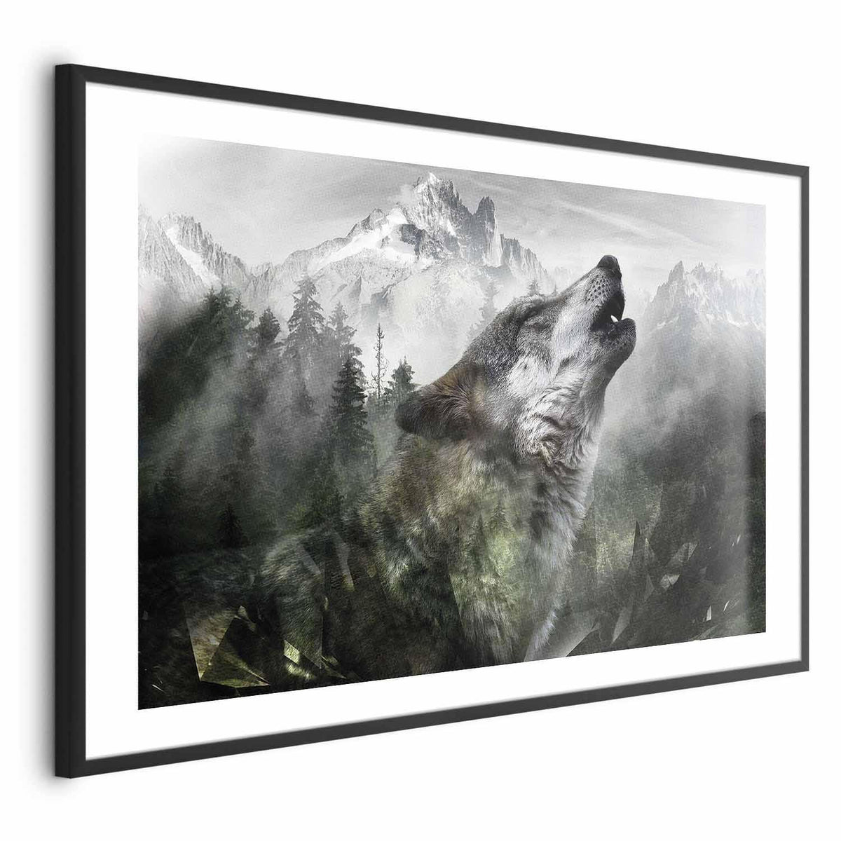 Poster - Howling Wolf