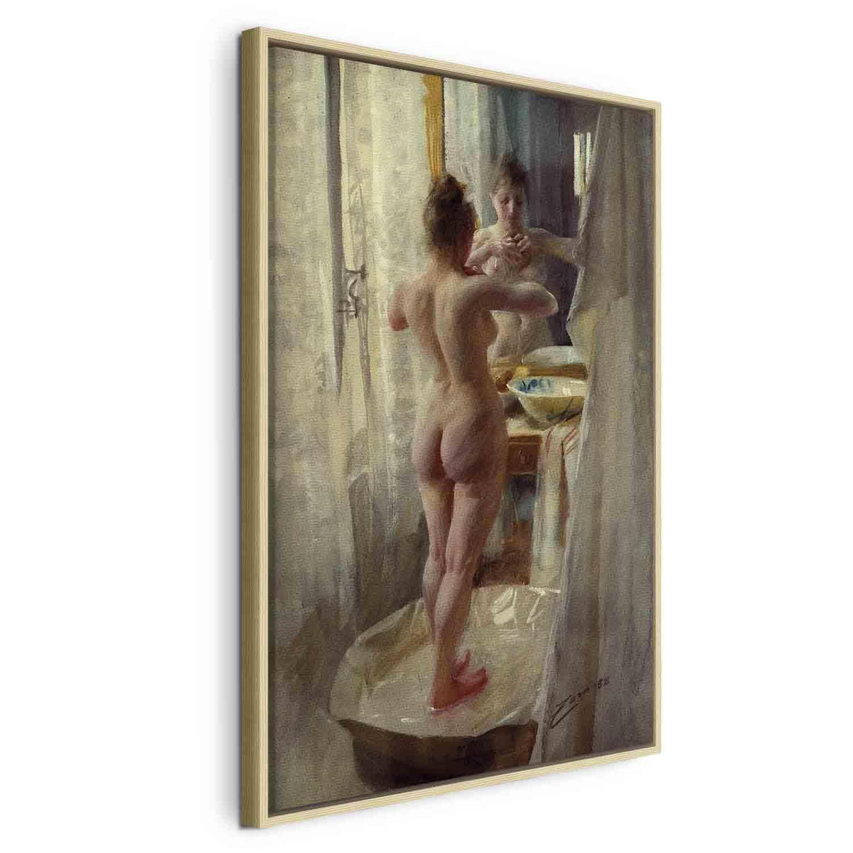 Leinwandbild - Anders Zorn – Tube