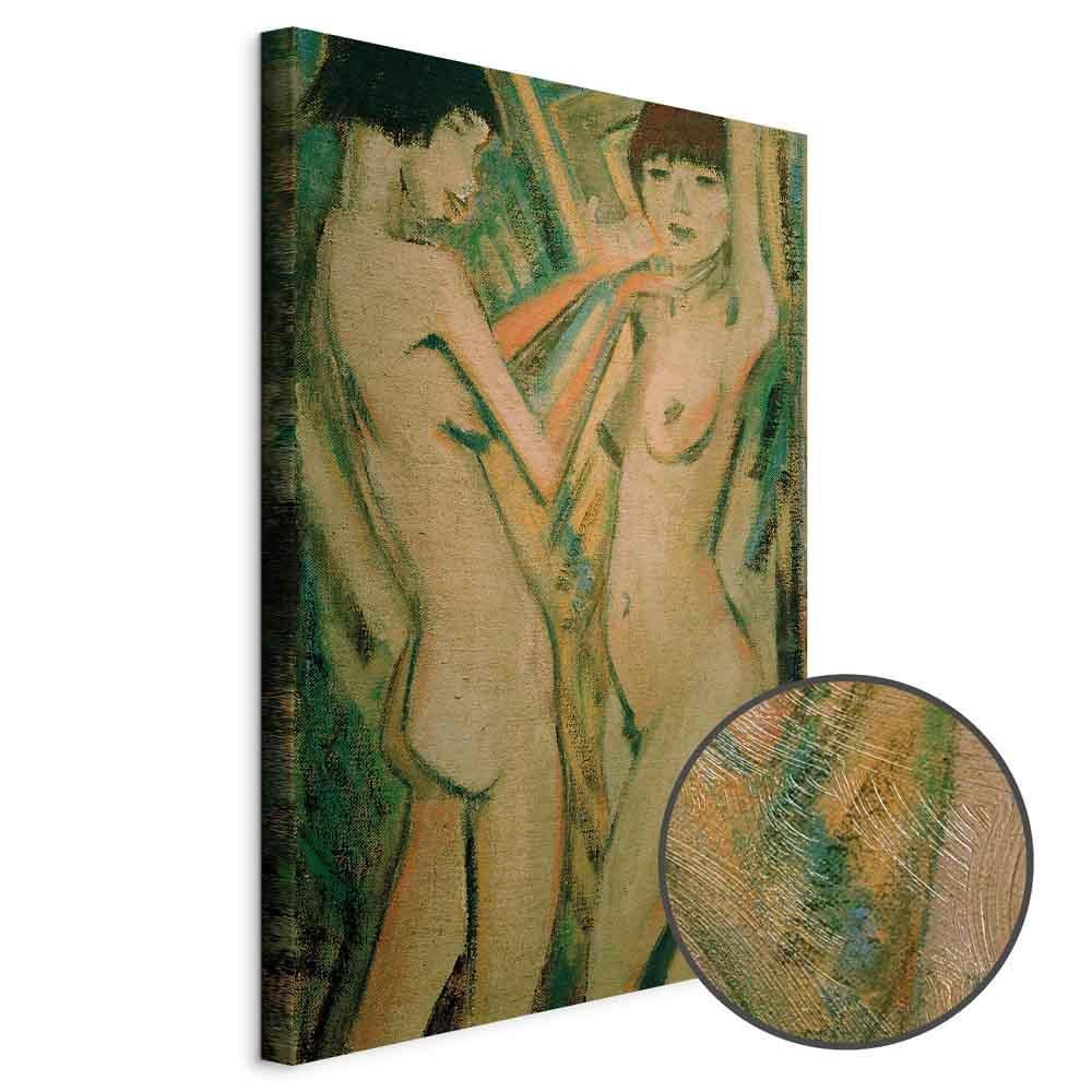 Leinwandbild - Otto Mueller – Two Girls