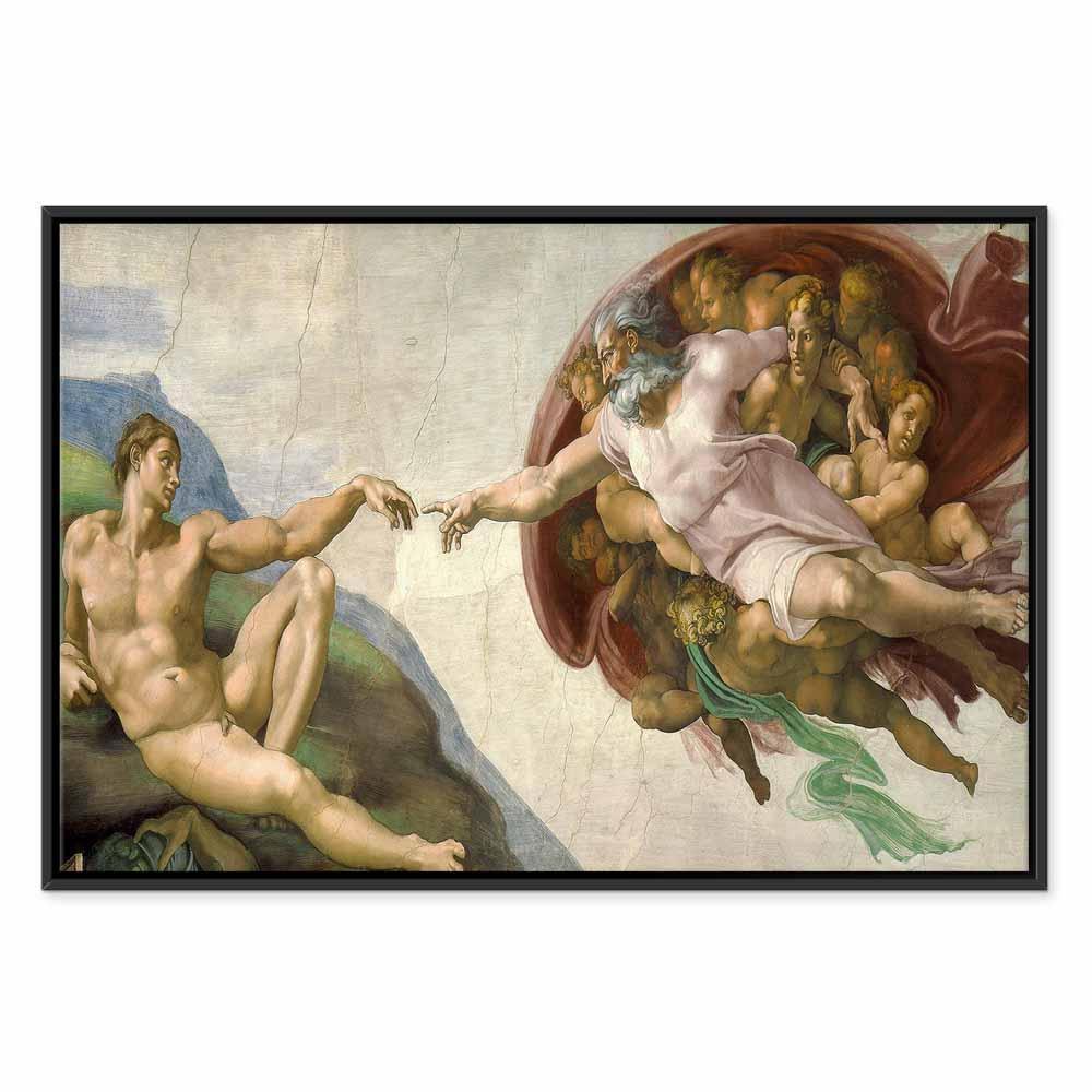 Leinwandbild - Michelangelo – The Creation of Adam II