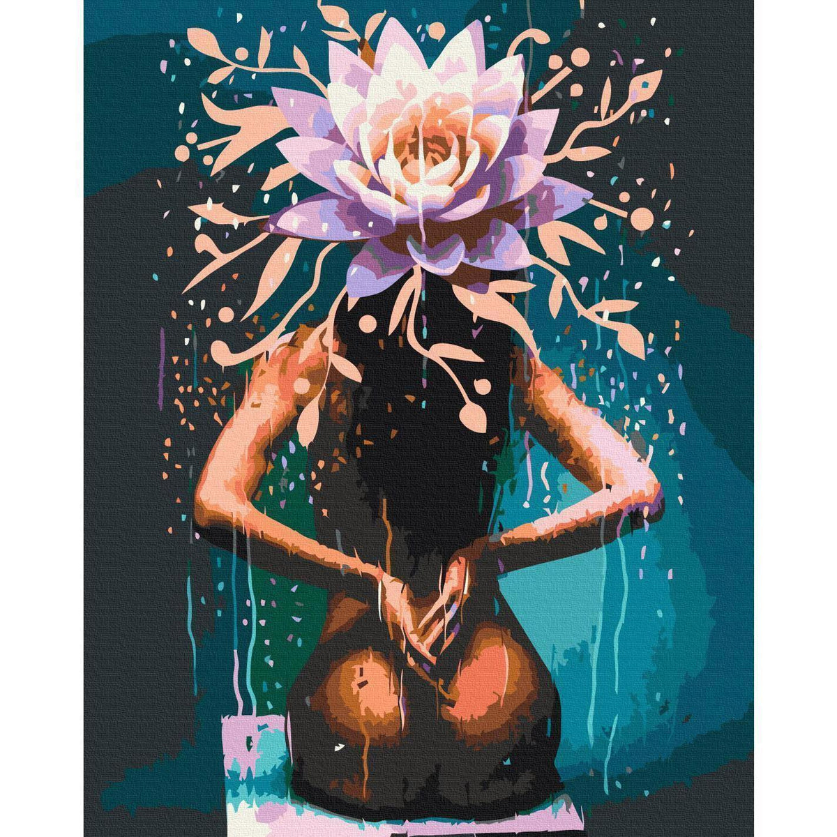 Malen nach Zahlen Set – Lotus Lady