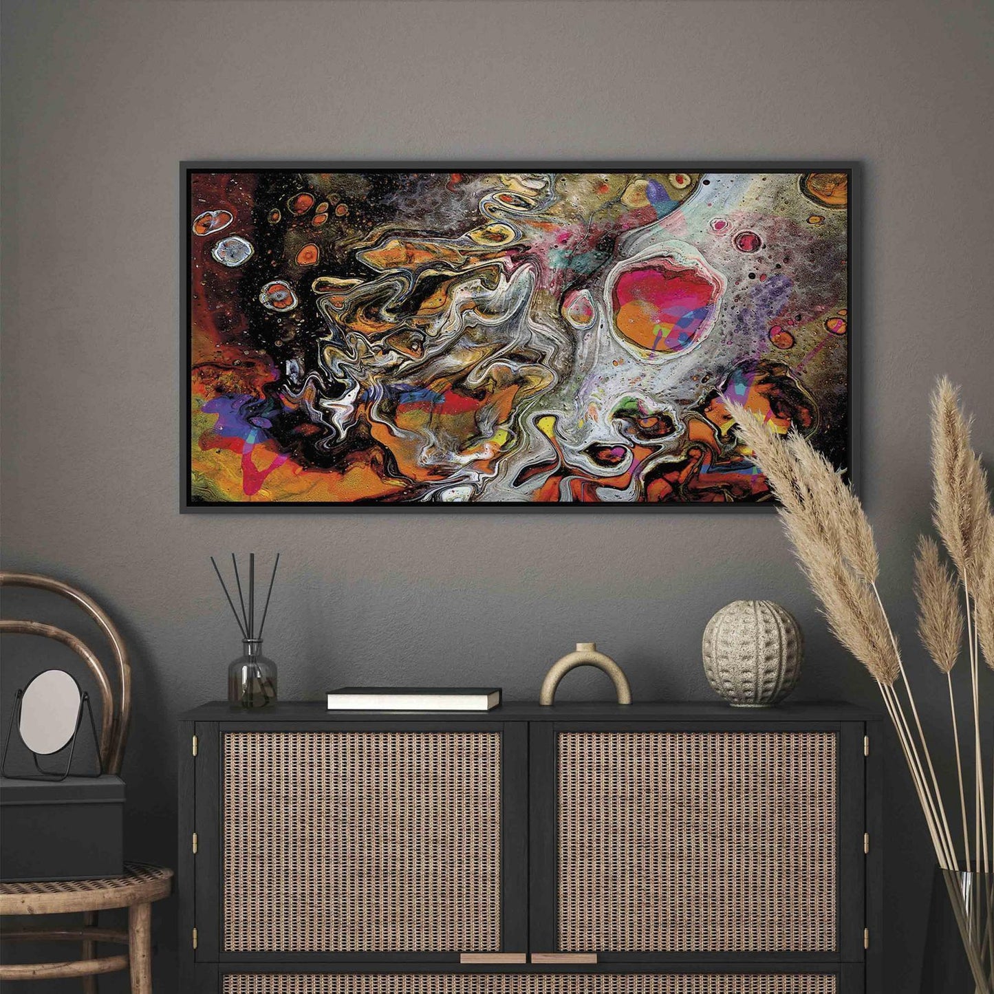 Leinwandbild - Paint Universe (1 Part) Wide