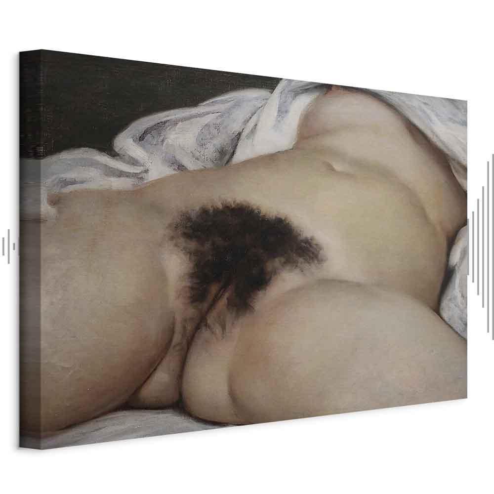 Leinwandbild - Gustave Courbet – The Origin of the World