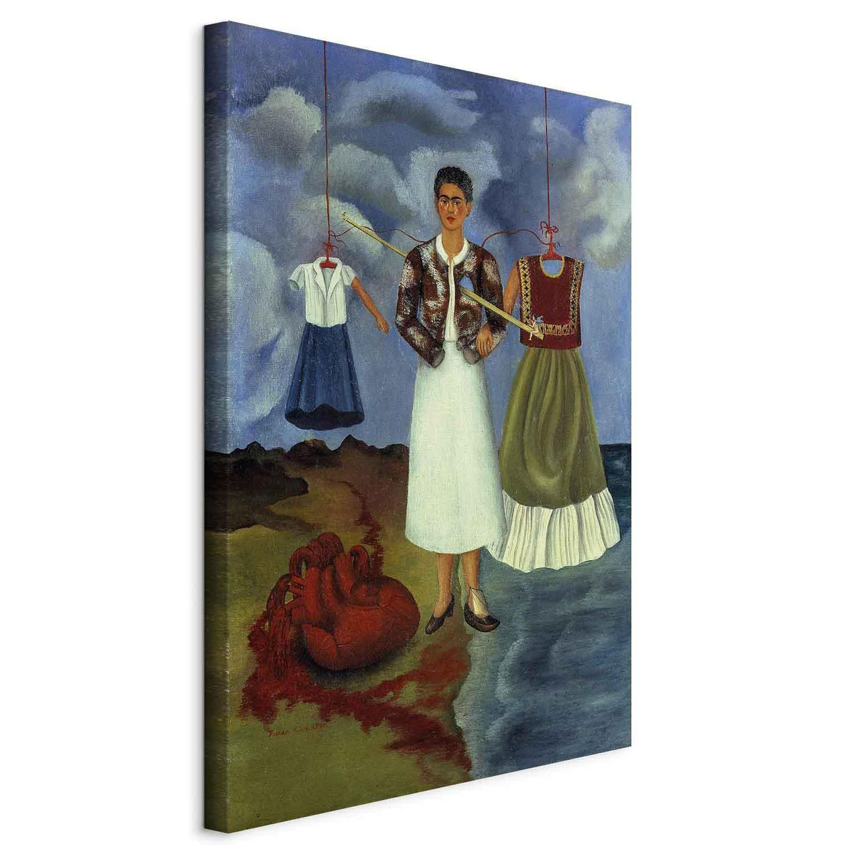 Leinwandbild - Frida Kahlo – Memory (The Heart)