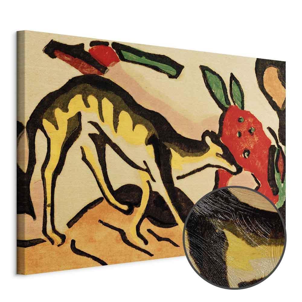 Leinwandbild - Franz Marc – Fabeltier