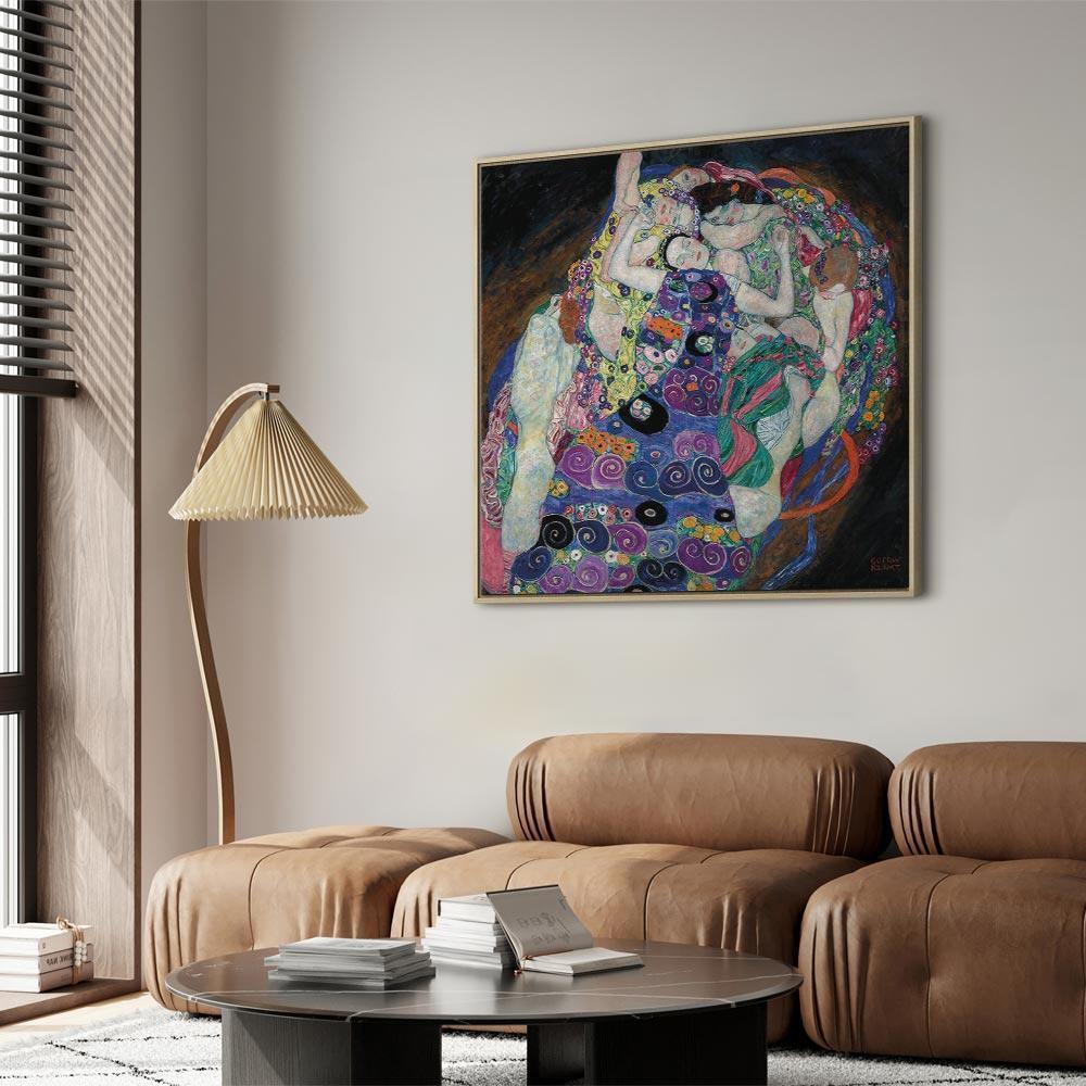 Leinwandbild - Gustav Klimt – Virgin