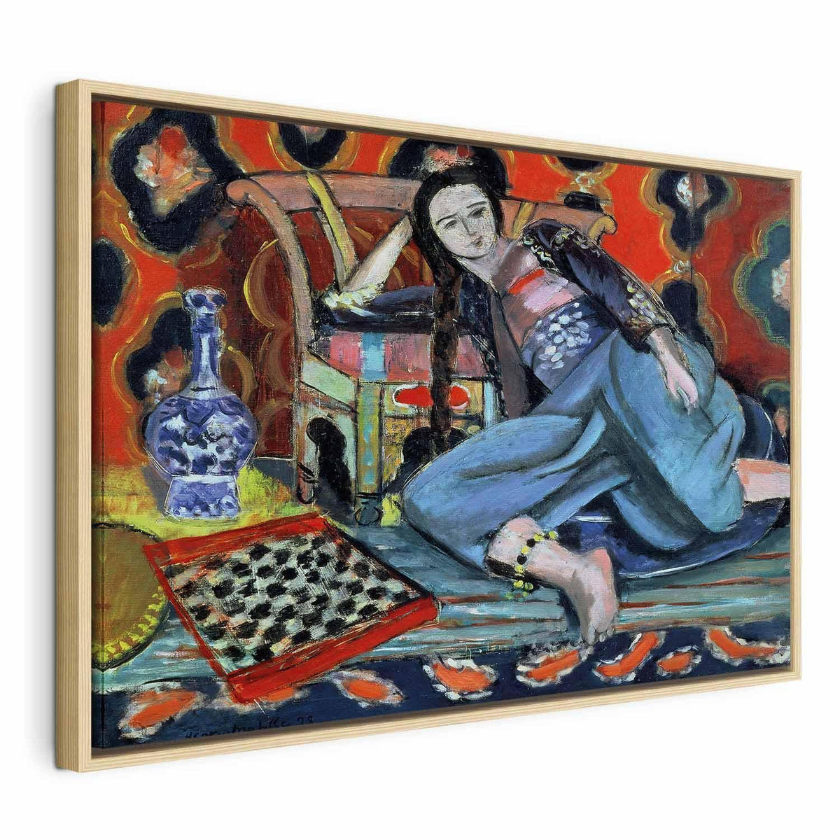 Leinwandbild - Henri Matisse – Odalisque with Turkish Chair
