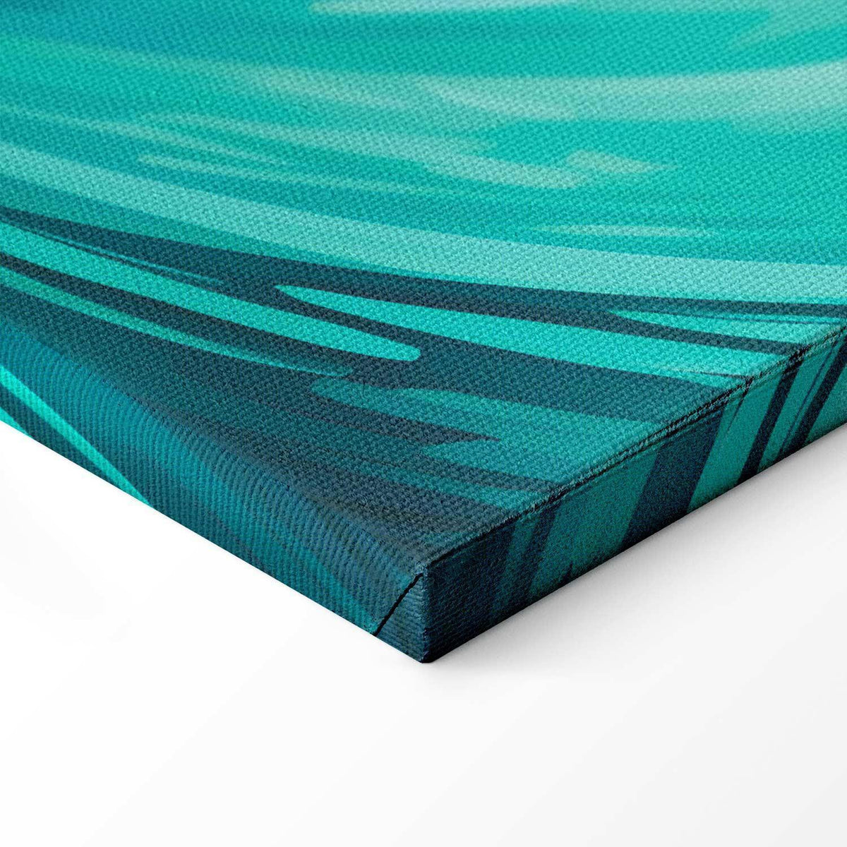 Leinwandbild - Fish and waves