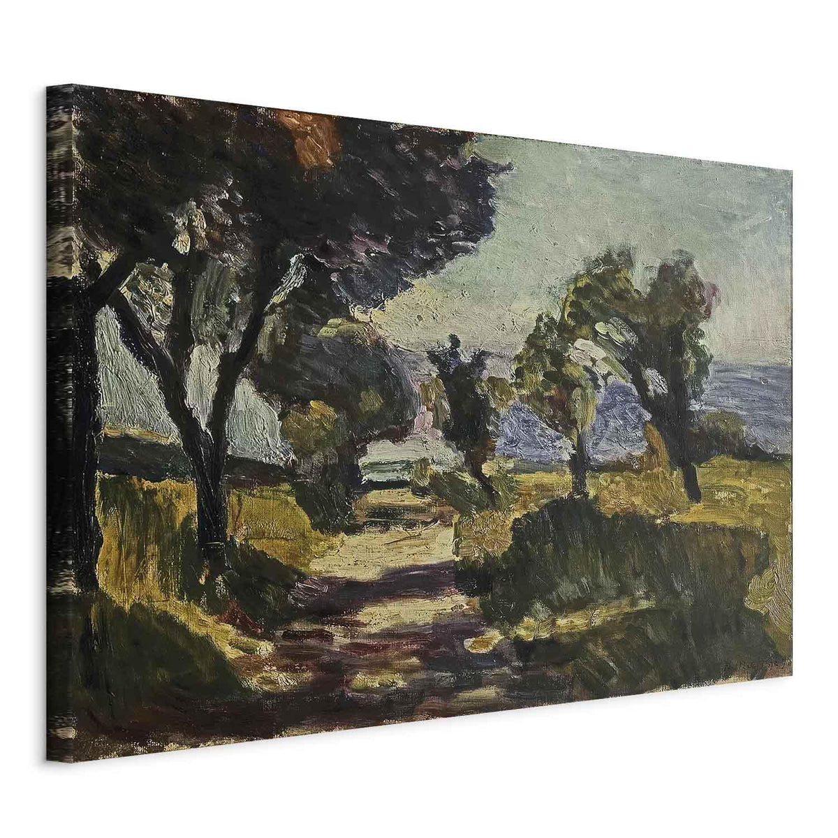 Leinwandbild - Henri Matisse – Corsican Landscape with Olive Trees
