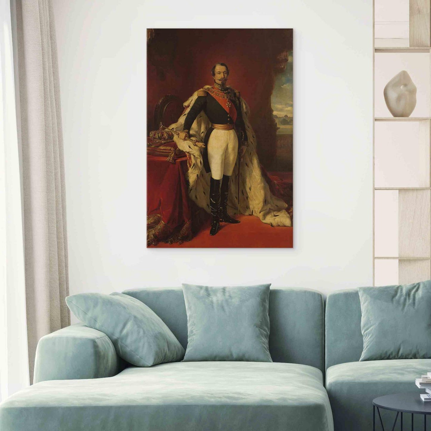 Leinwandbild - Portrait of Napoleon III (Franz Xaver Winterhalter) Artgeist