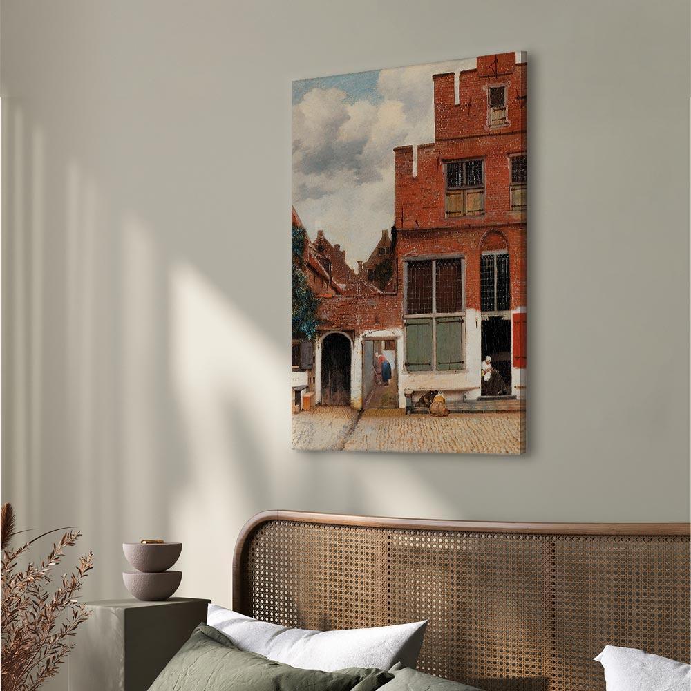 Leinwandbild - Jan Vermeer – The Little Street