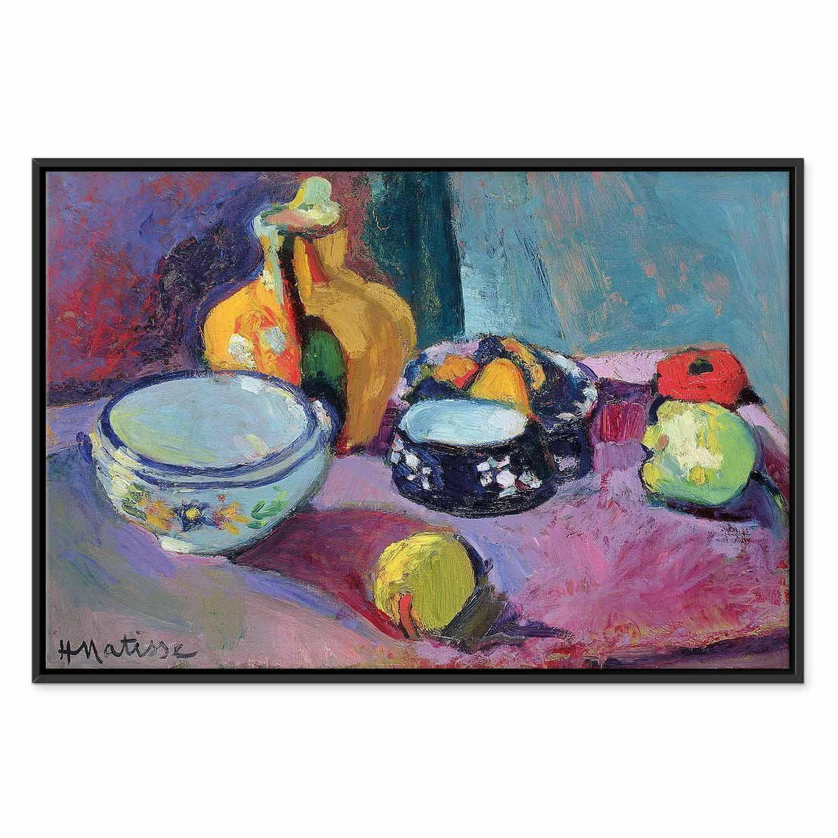 Leinwandbild - Henri Matisse – Dishes and Fruit