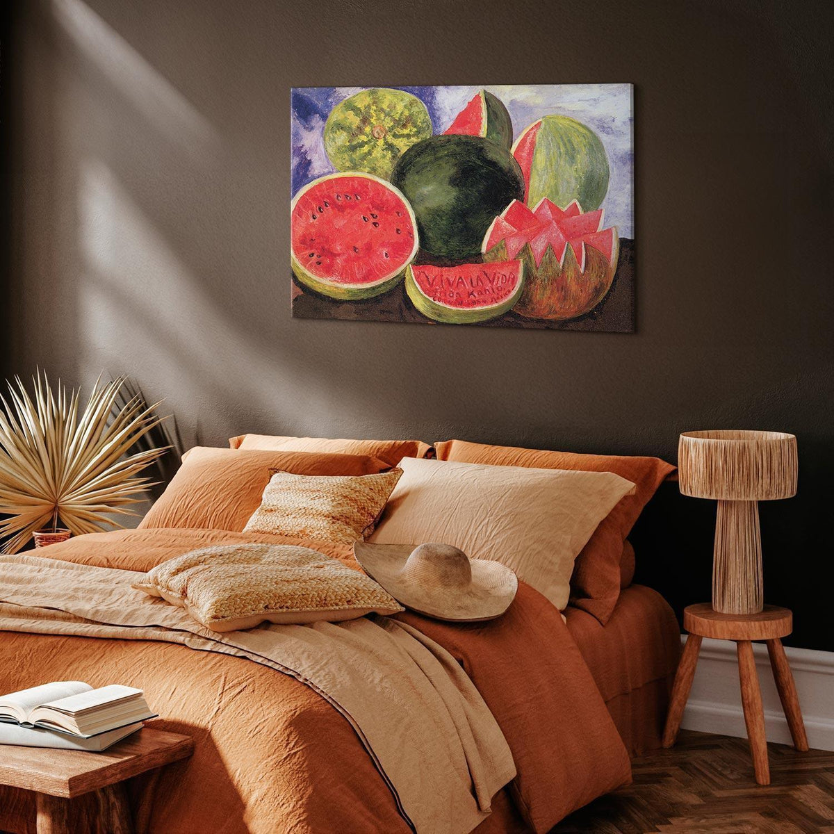 Leinwandbild - Frida Kahlo – Viva la Vida