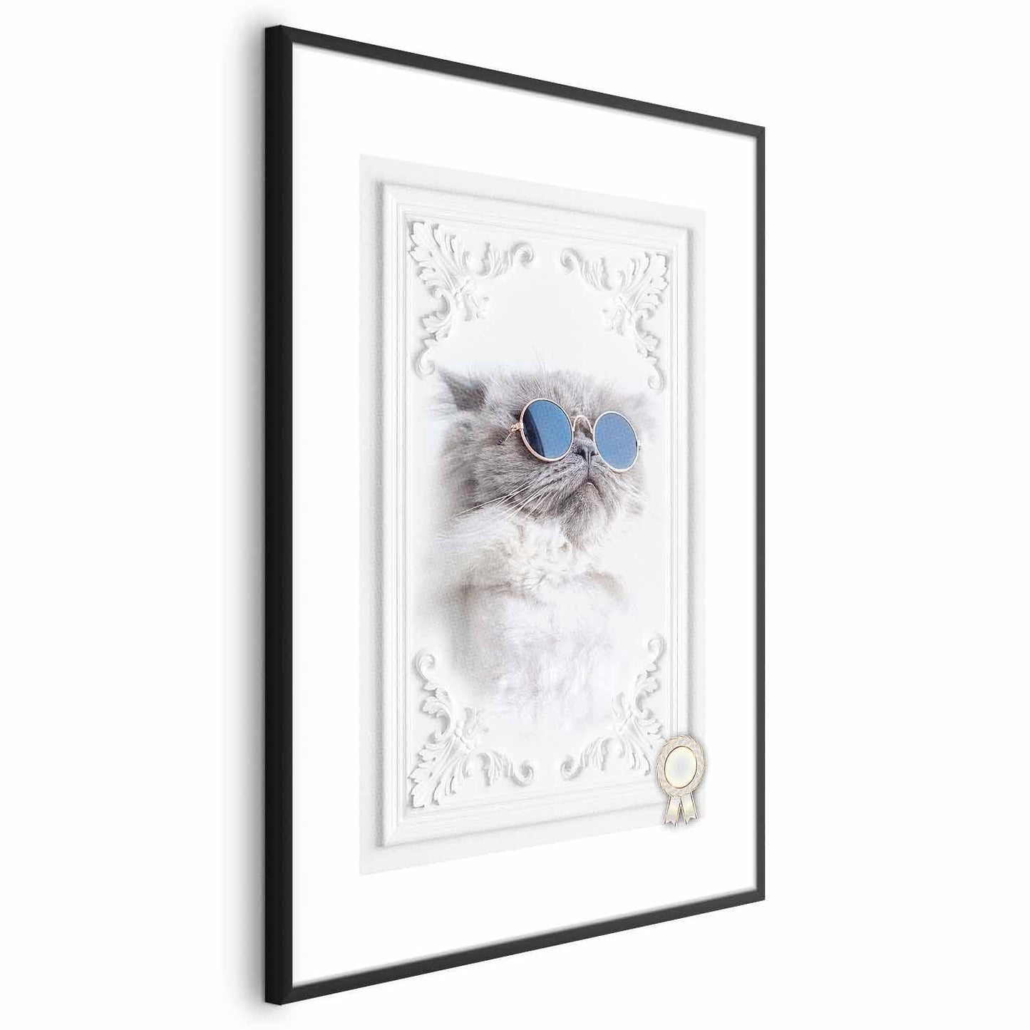 Poster - Cat in Glasses Artgeist