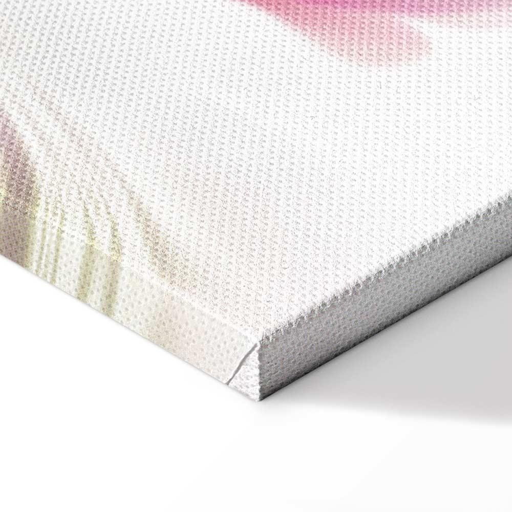 Leinwandbild Magnolien über Wasser – 5-teilig Panorama Rosa