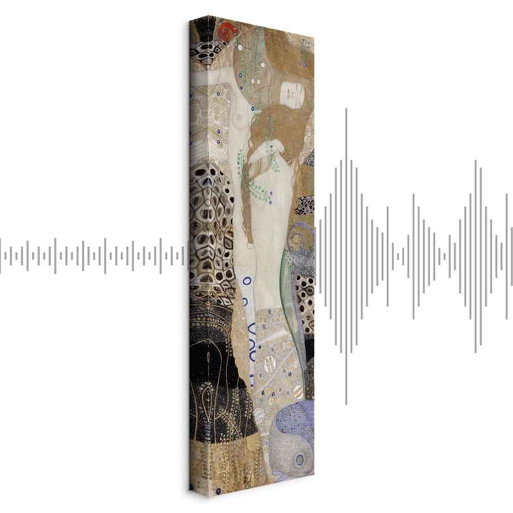 Leinwandbild - Gustav Klimt – Water Serpents