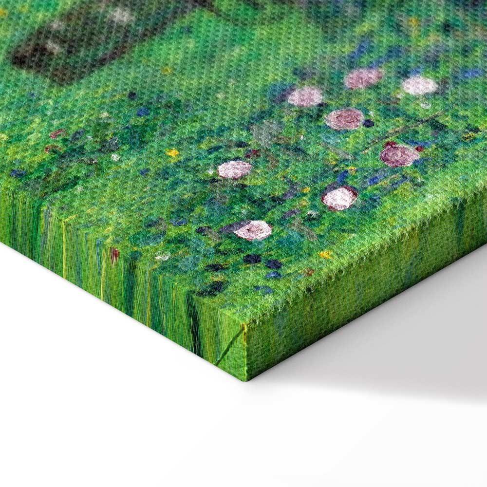 Leinwandbild - Gustav Klimt – Roses Among the Trees