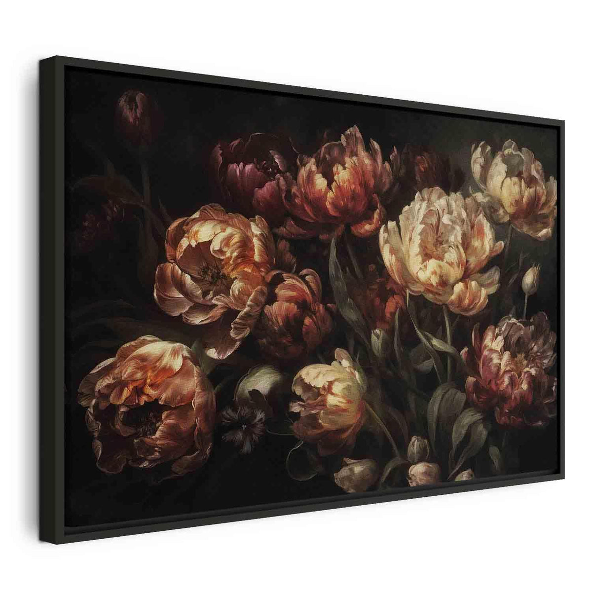 Leinwandbild - Blooming tulips