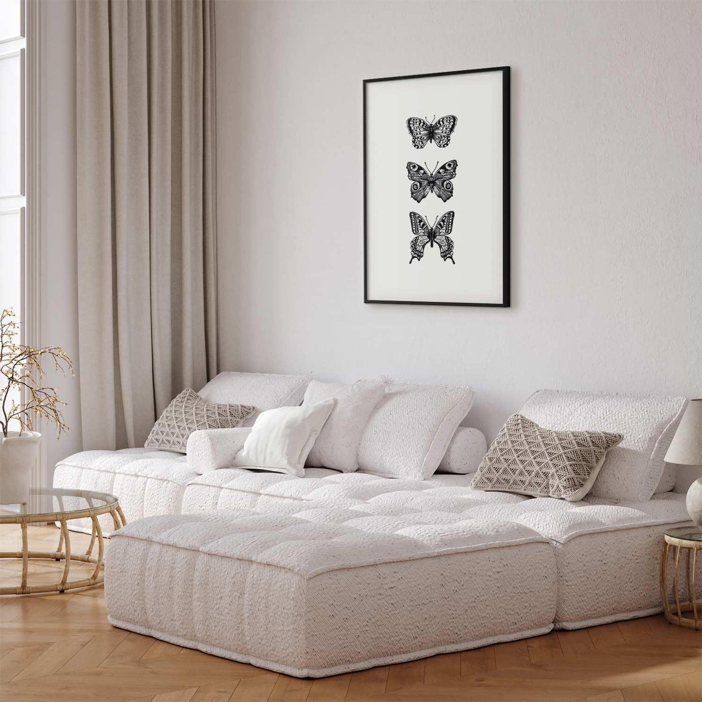 Poster - Three Butterflies Artgeist