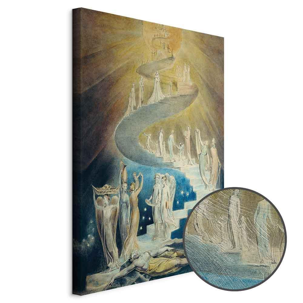 Leinwandbild Jakobsleiter William Blake – Religiöse Kunstgeschichte