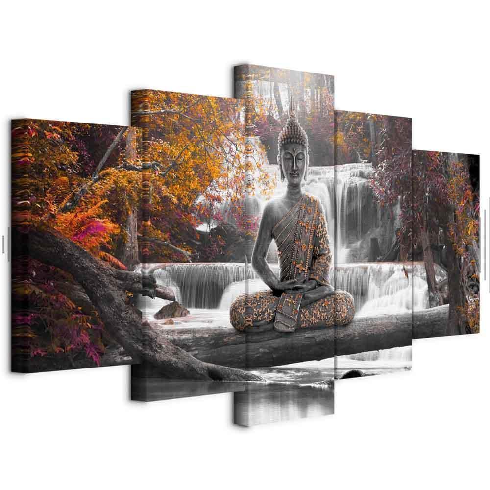 Leinwandbild - Autumn Buddha