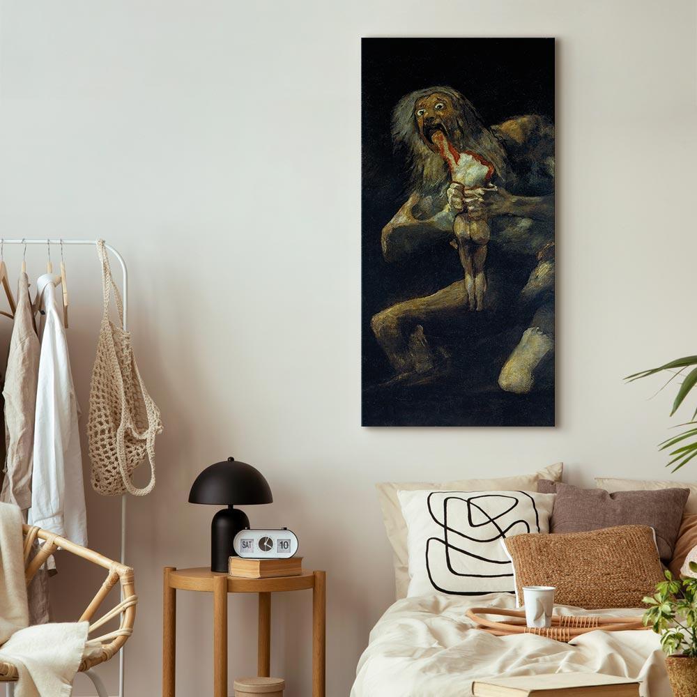 Leinwandbild - Francisco Goya – Saturn Devouring His Son