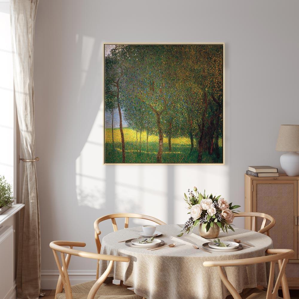 Leinwandbild - Gustav Klimt – Fruit trees on Attersee