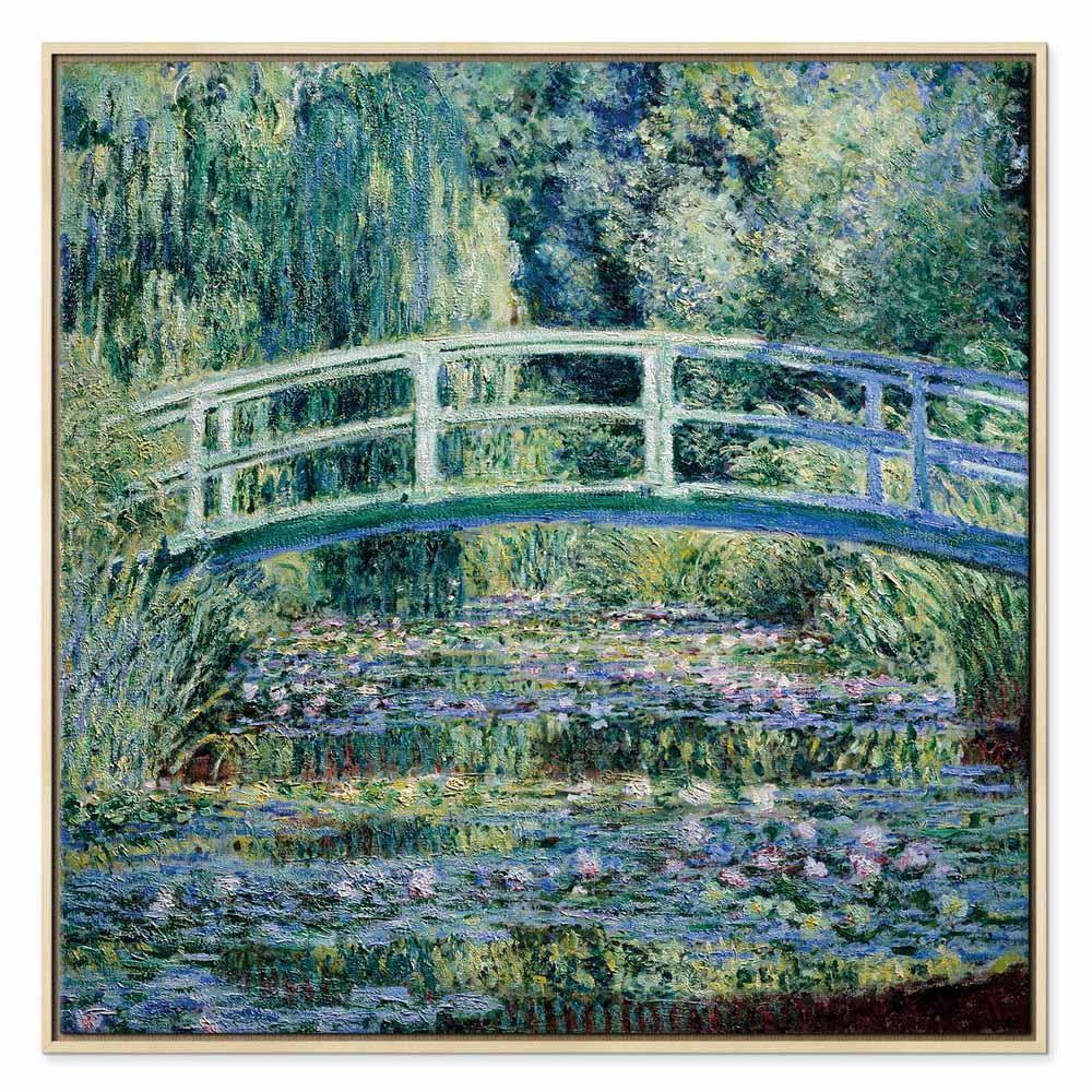 Leinwandbild - Claude Monet – Footbridge in Giverny
