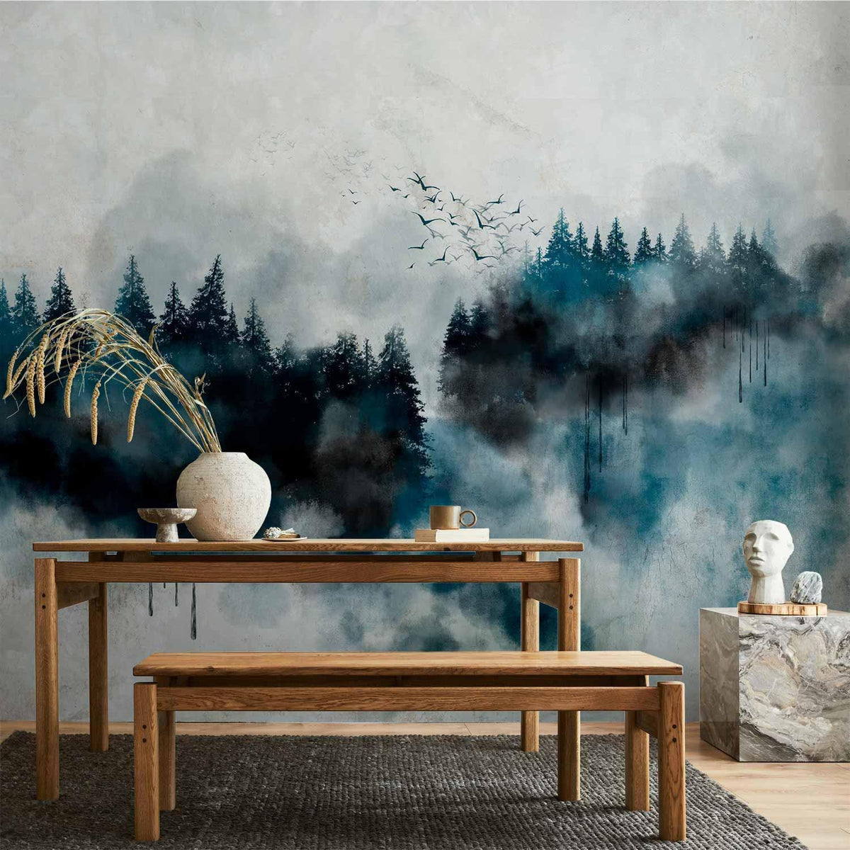 Fototapete - Painted Mountains