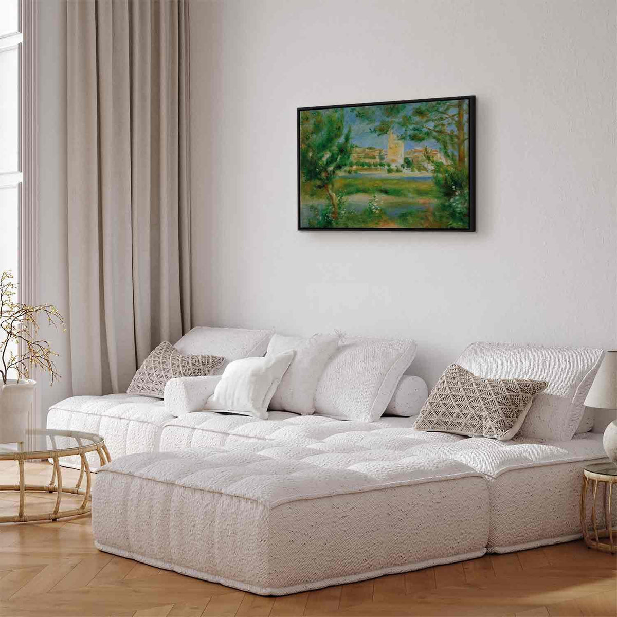 Leinwandbild - Pierre-Auguste Renoir – Villeneuveles-Avignon
