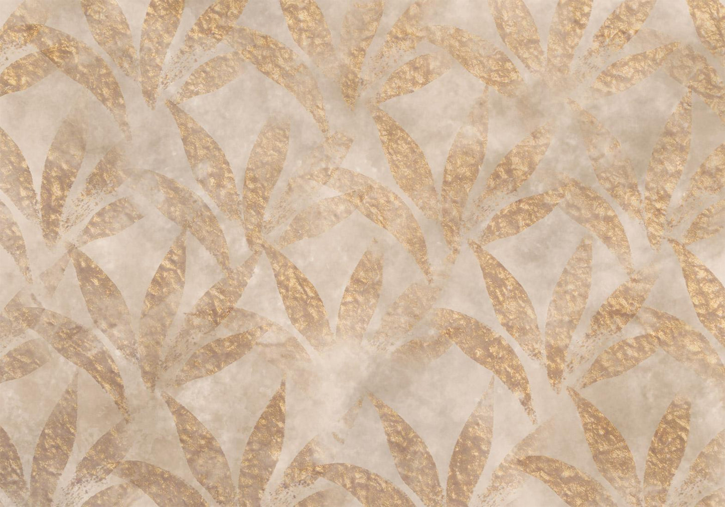 Fototapete - Leaves and Gold Artgeist