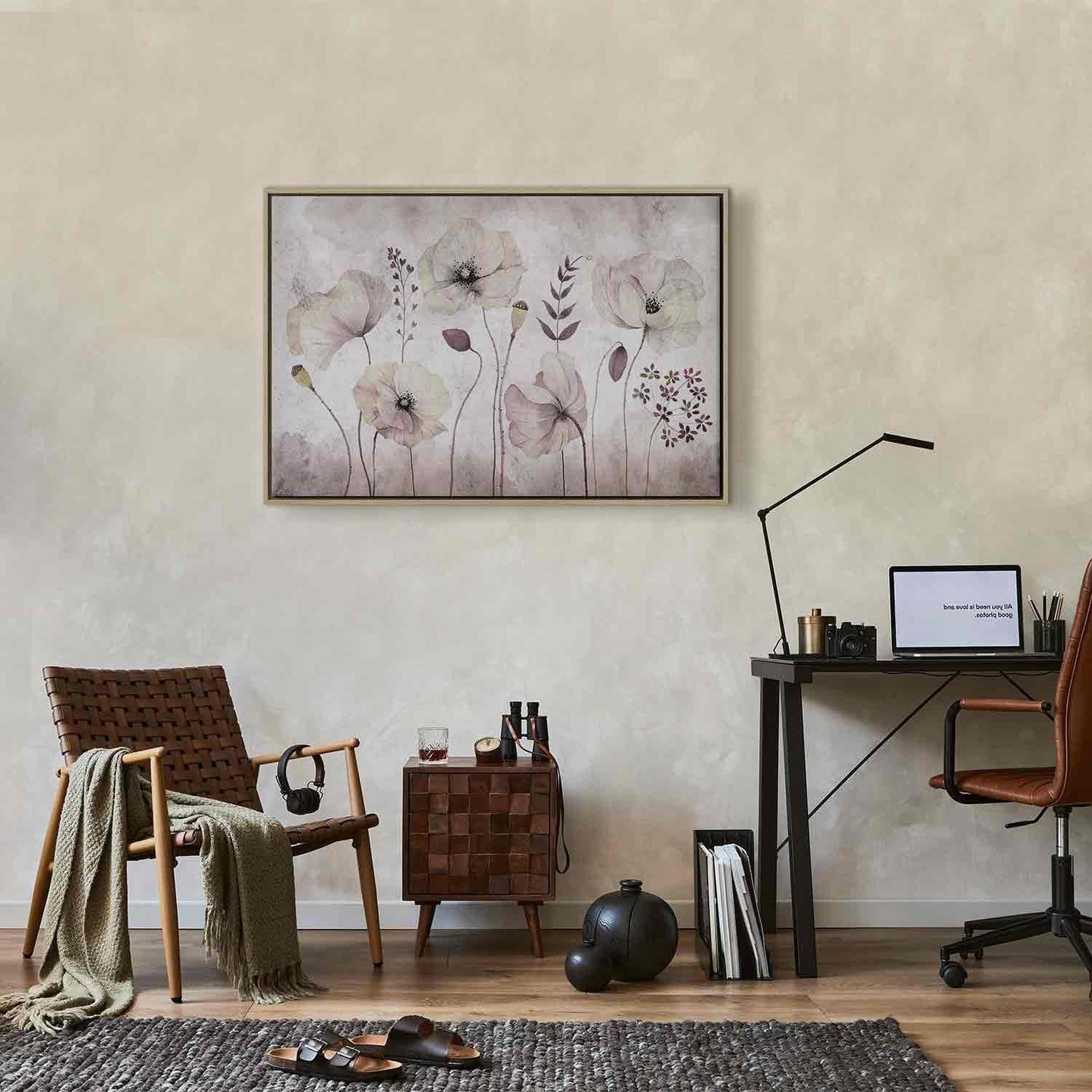 Leinwandbild - Floral Moment (1 Part) Wide