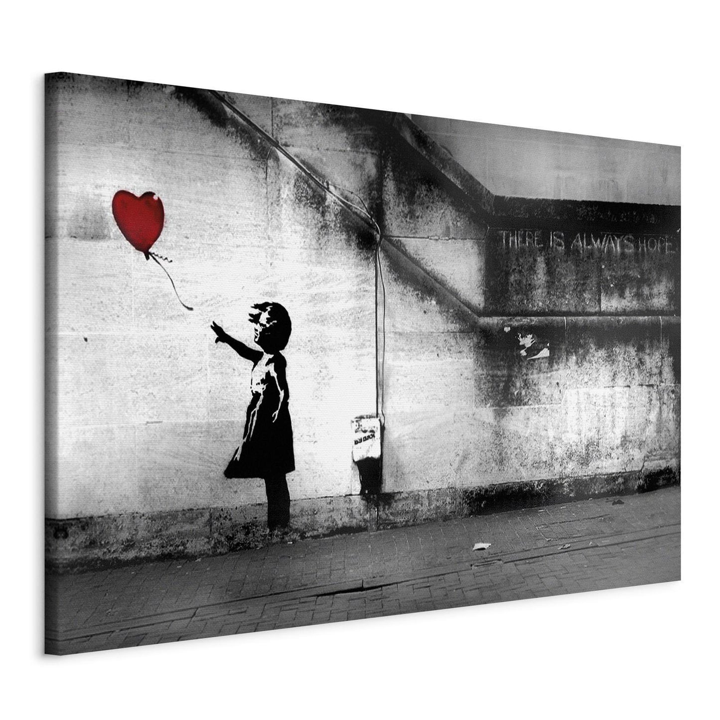 Leinwandbild - hope (Banksy) Artgeist