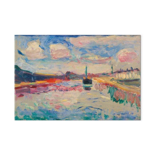 Leinwandbild - Henri Matisse – Canal du Midi
