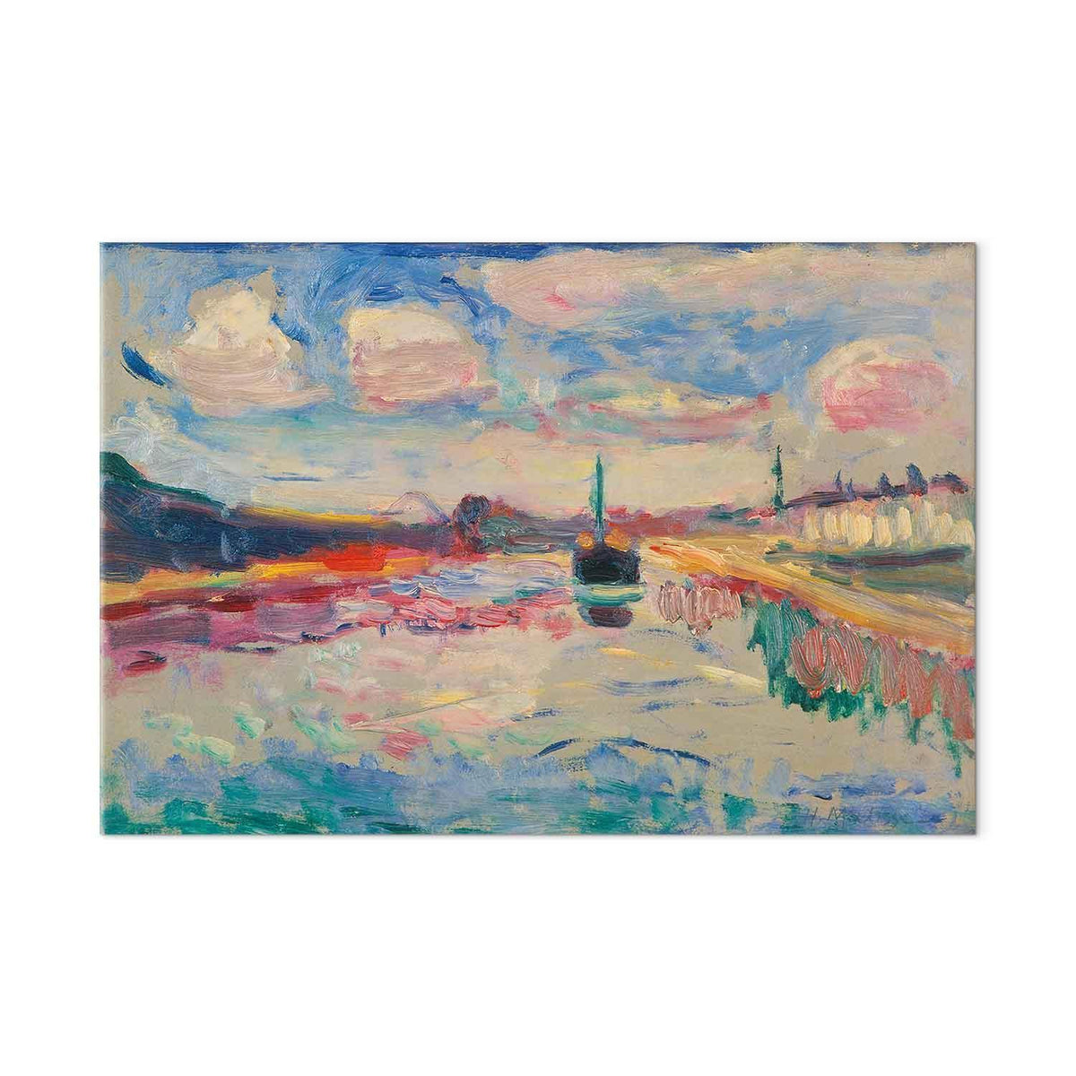 Leinwandbild - Henri Matisse – Canal du Midi